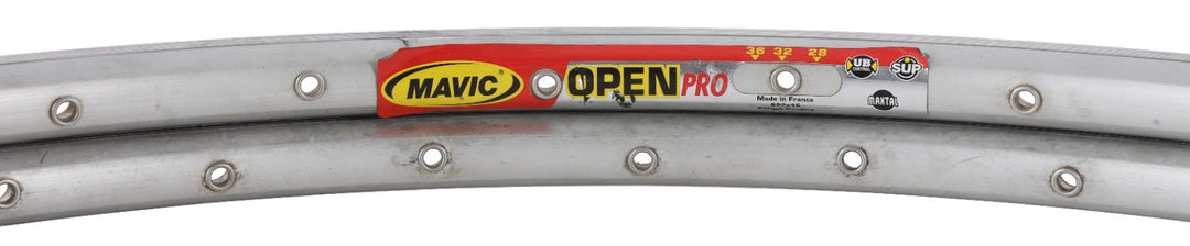 Mavic Open Pro 700c Alloy Clincher Rims 1 PAIR 32H/36H SILVER Road Bike QR