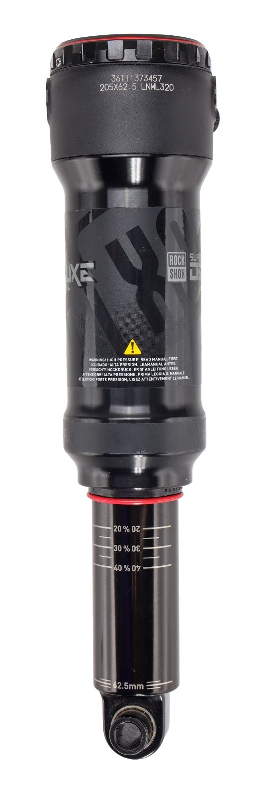 RockShox Super Deluxe Select+ Mountain Bike Rear Shock 205 x 62.5mm TR DebonAir