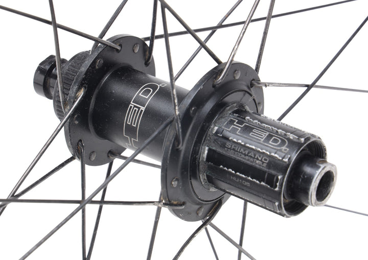 HED Ardennes+ Alloy Tubeless Road Bike Disc Wheelset CL Shimano 11/12 Sp 700c TA