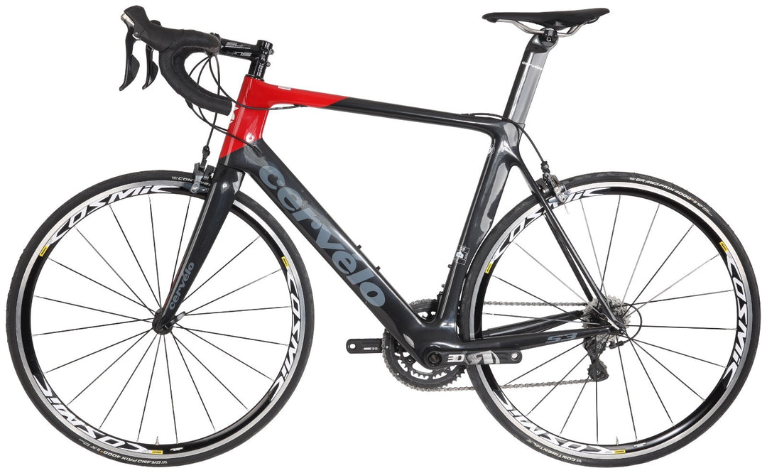 Cervelo S3 Ultegra Carbon Road Bike 2x 11 Sp 58cm Shimano BLACK 700c Rim QR 2016