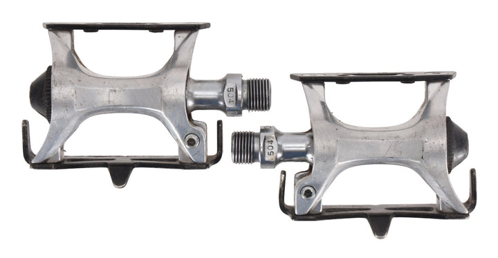 Suntour Cyclone Track Bike Pedals 9/16" BLACK Aluminum Road Flat Vintage