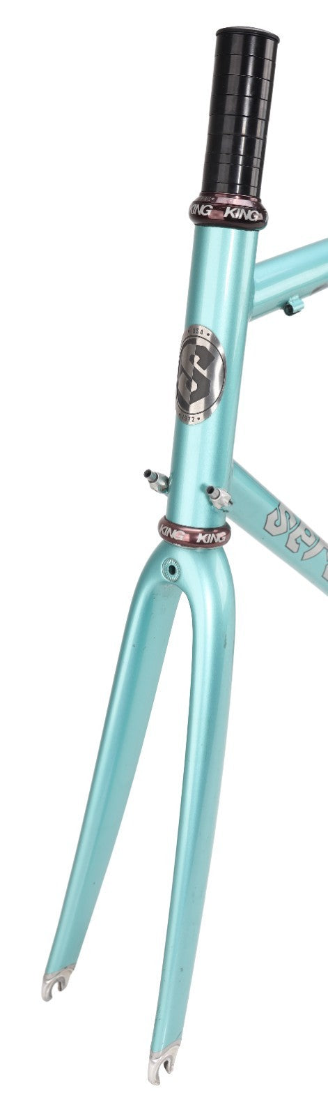 Serotta Colorado Ti CTi Road Bike Frameset XS 50cm 650c TEAL Rim QR USA Made