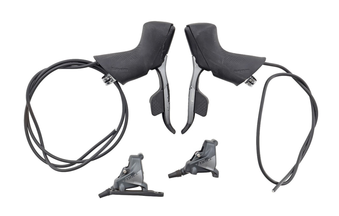 SRAM Force eTap AXS HRD 2x 12s Hydraulic Flat Mount Shifter Brake Set Road Bike