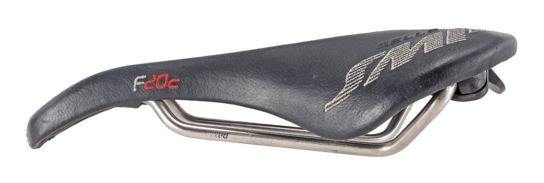 Selle SMP F20 C Road Bike Saddle 134mm BLACK 7 x 7mm AISI Steel Cutaway Italy