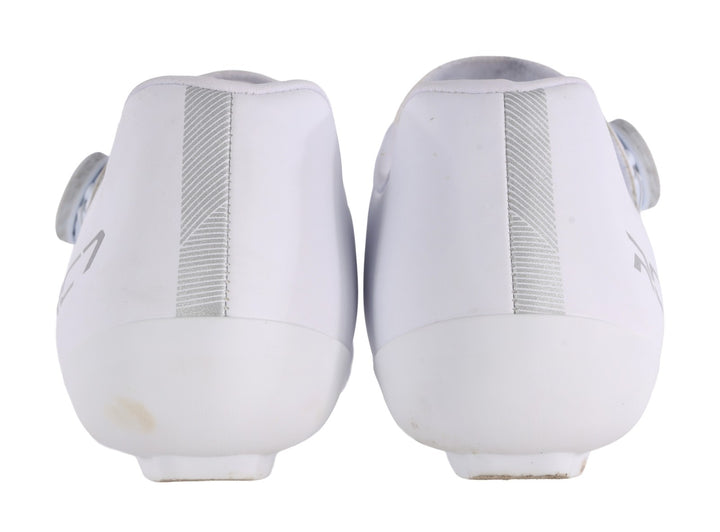 Shimano SH-RC703 Mens Carbon Road Bike Shoes Wide EU 44 US 10 WHITE BOA