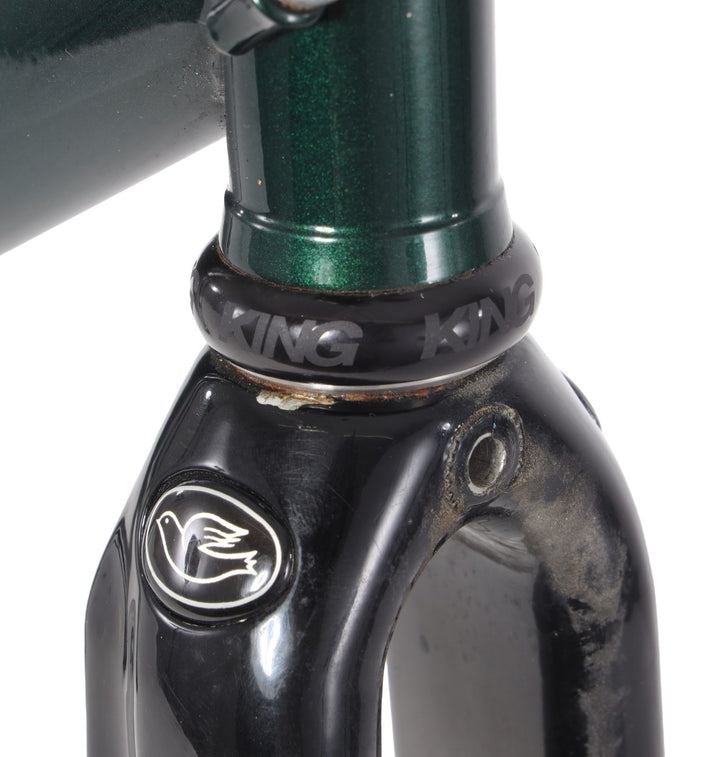 Torelli Corsa Strada Steel Road Bike Frameset 55cm Carbon Fork Green 700c Italy