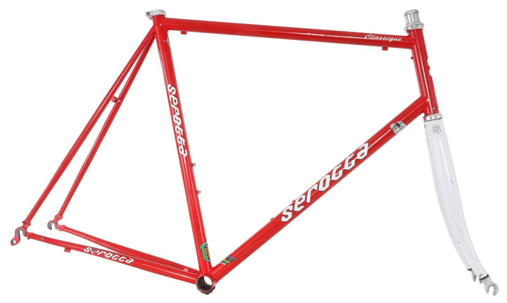 Serotta Classique Steel Road Bike Frameset 60cm Carbon Fork RED 700c Reynolds