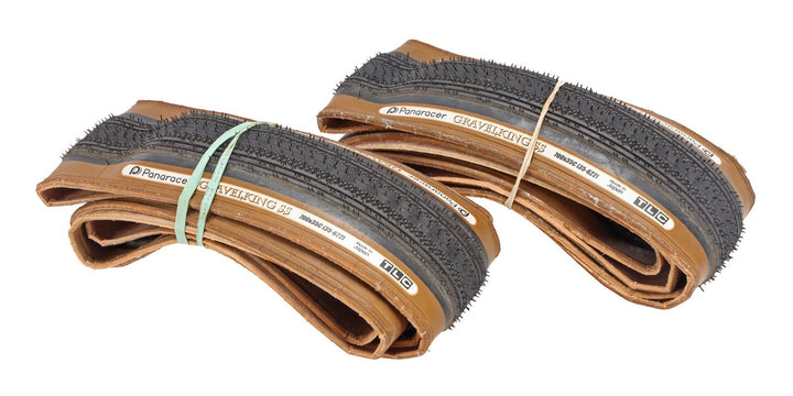 Panaracer GravelKing SS Tubeless Gravel Bike Tires 700 x 35c PAIR Tanwall TLC CX