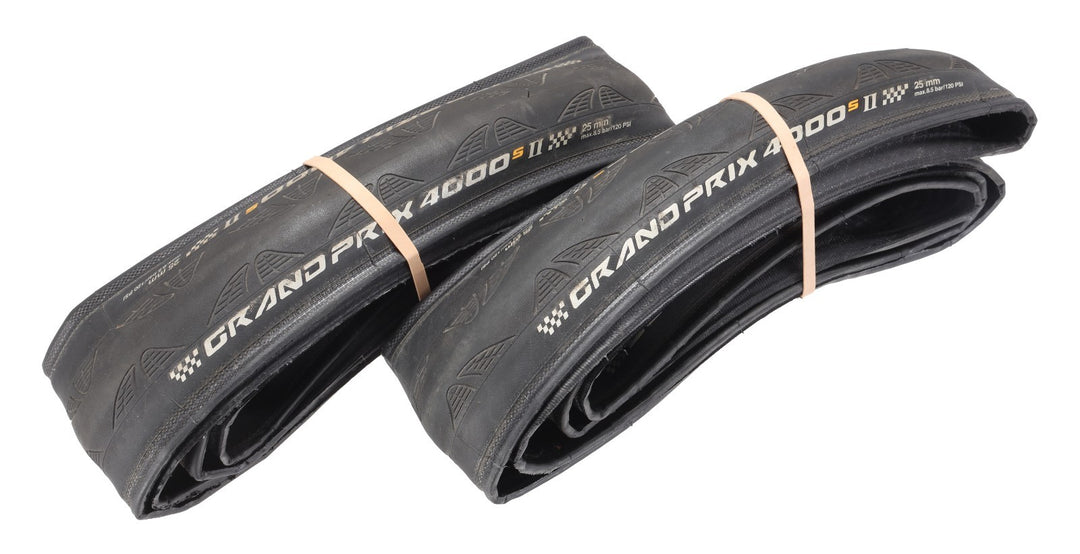 Continental Grand Prix 4000 S II Clincher Road Bike Tires 1 PAIR 700 x 25c Race