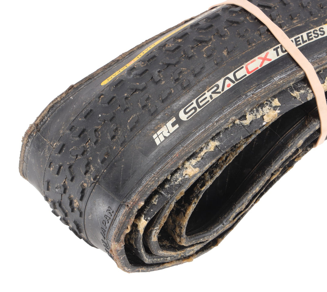 IRC Serac CX Cyclocross Bike Tubeless Tire 700 x 32c BLACK 182TPI Gravel