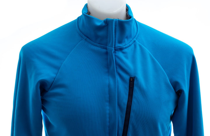 Velocio Zero HL Winter Fleece Jacket Men's MEDIUM Blue Road Gravel Cyclocross