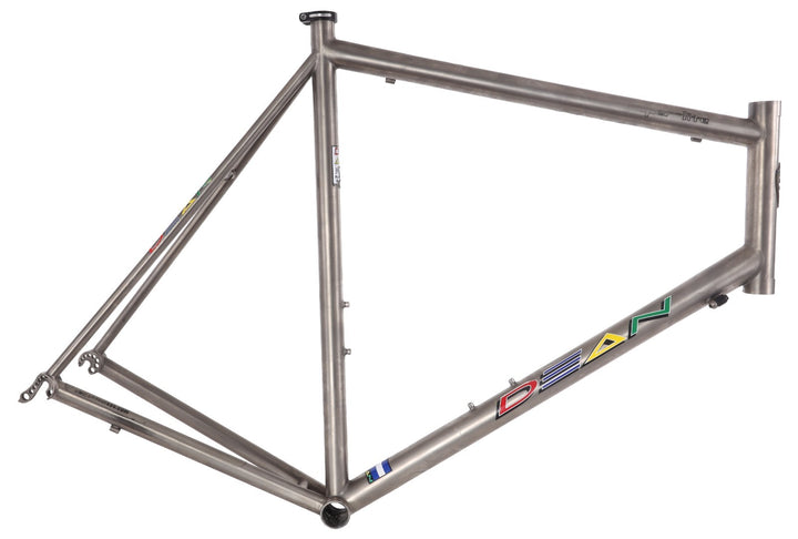 DEAN Bikes Super-Lite Titanium Road Bike Frame 62cm QR Rim Brake USA Gravel CX