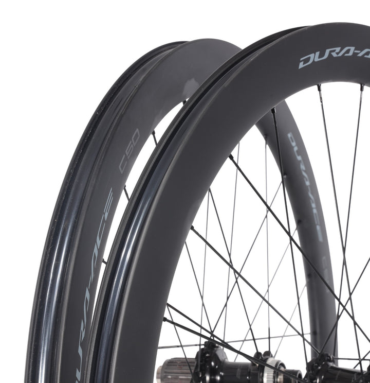 Shimano Dura-Ace WH-R9270 C50 12 Speed Carbon CL Disc TL Road Bike Wheelset 700c