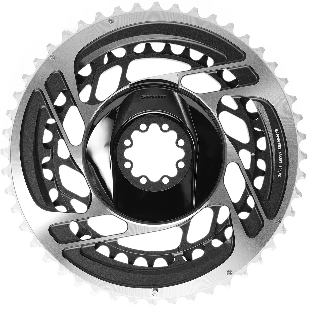 SRAM Red 2x 12 Speed Road Bike Chainrings 50/37T Direct Mount 8 Bolt Silver Race