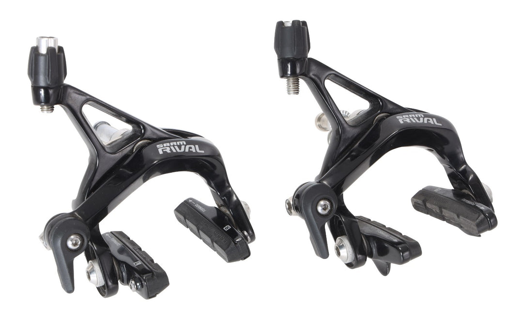 SRAM Rival Road Bike Rim Brake Caliper Set BLACK Race Time Trial Cycling