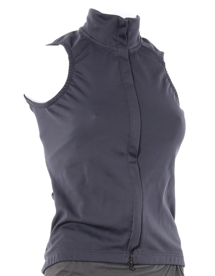 Velocio ES Cycling Vest Women SMALL Gray Road Bike Gravel Mountain Cyclocross