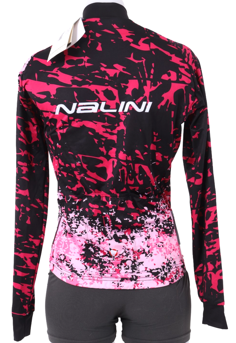 Nalini Agliana Women Full Zip Long Sleeve Cycling Jersey MEDIUM PINK Road Bike