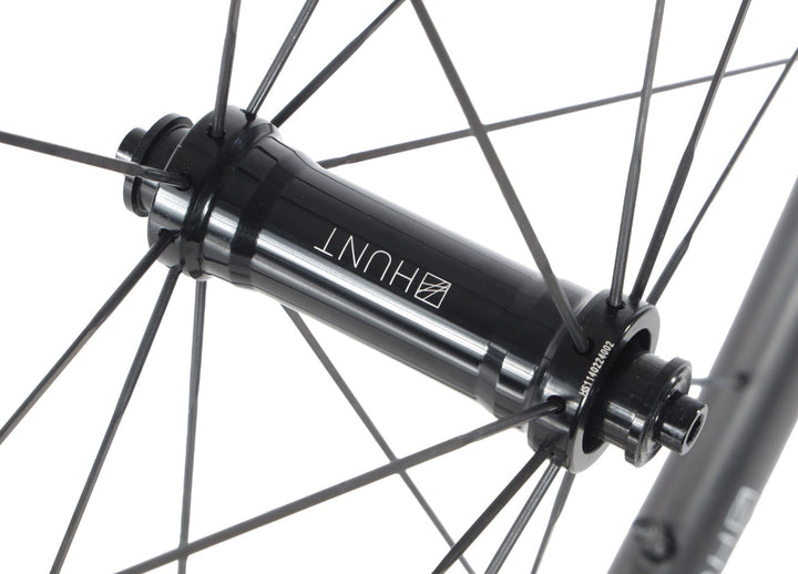 HUNT 36 Carbon Wide Aero Road Wheelset Tubeless Shimano 11s 700c QR Rim Brake CX