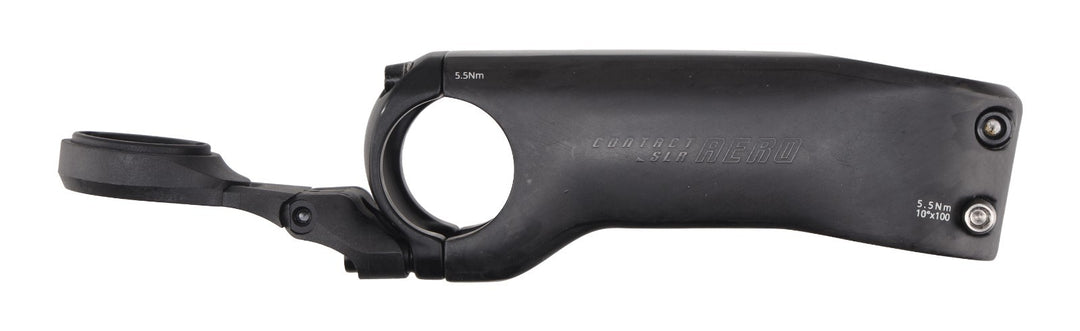 Giant Contact SLR Aero Carbon Road Bike Stem 1 1/4" 31.8x120mm -10° Garmin Mount
