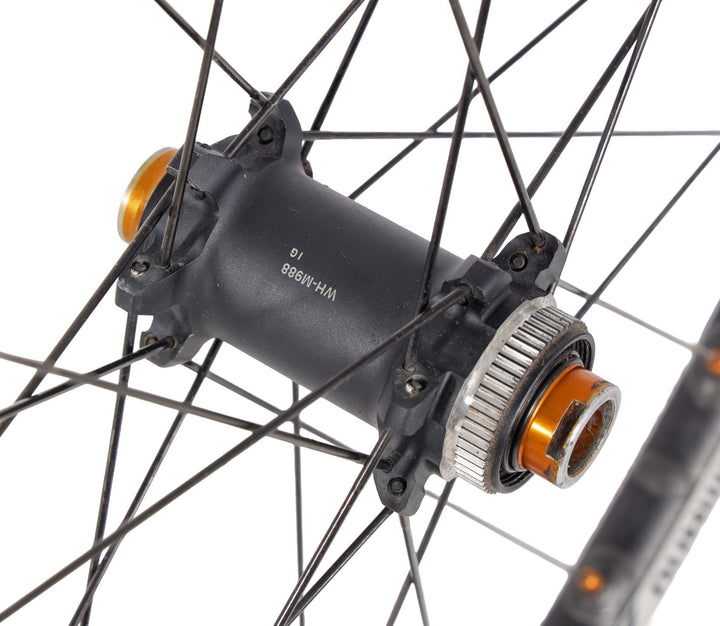 Shimano XTR WH-M988 Scandium CL Disc Tubeless 26" Mtn Bike FRONT Wheel 15mm TA