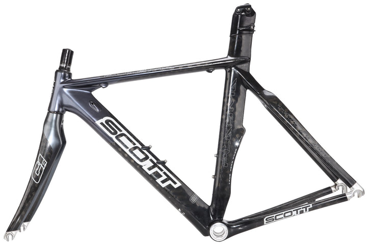 Scott Plasma CR1 LTD Carbon Triathlon Frameset MED Dark Silver QR Rim 700c 2008