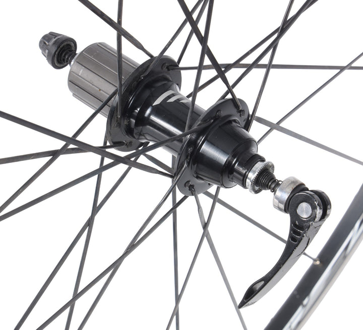 Bontrager Race L Alloy Clincher Road Bike Wheelset Shimano 10 Speed Rim QR 700c