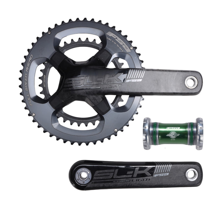 FSA SL-K Light Carbon Road Bike Crankset 2 x 11s 175mm 52/36T 110 BCD BB386EVO
