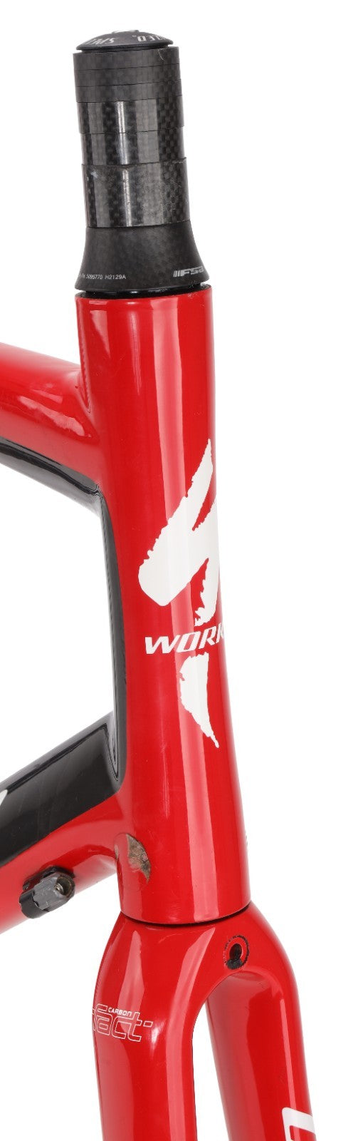 Specialized S-Works Roubaix Carbon Road Bike Frameset 58cm RED 700c QR Rim 2006
