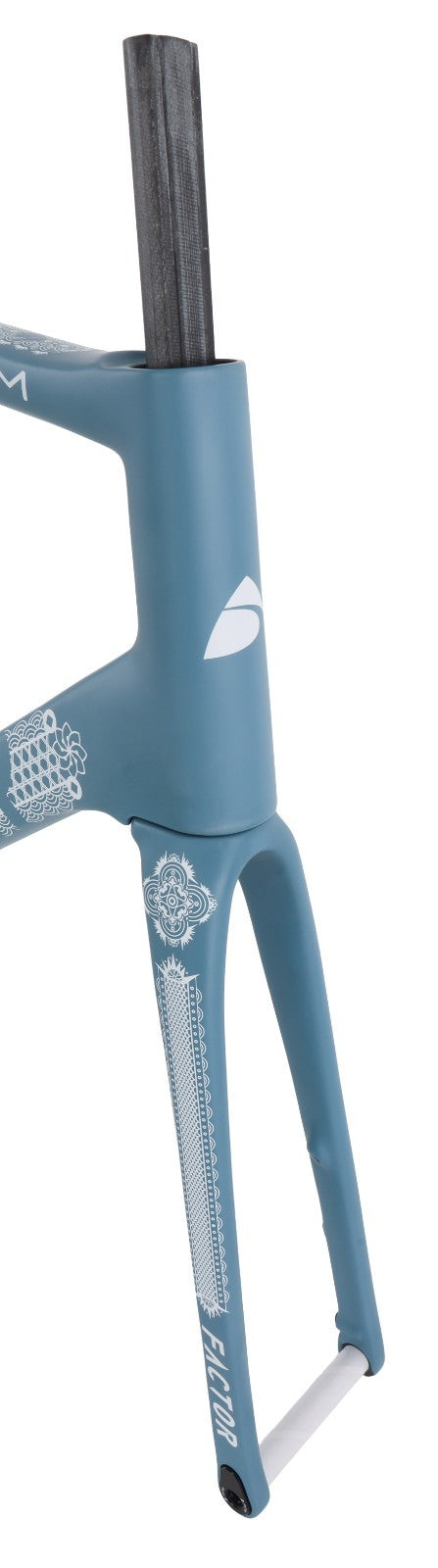 Factor O2 VAM Disc Premium Carbon Road Bike Frameset 58cm Ornate Azure 2023