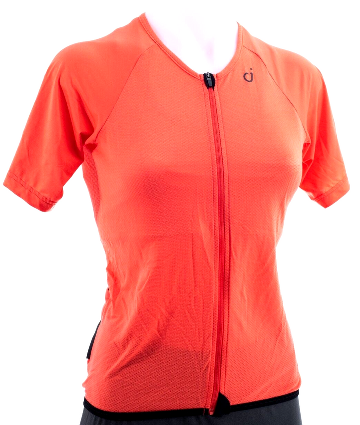 Velocio Women Radiator Mesh Short Sleeve Jersey MEDIUM Coral Road Gravel Bike