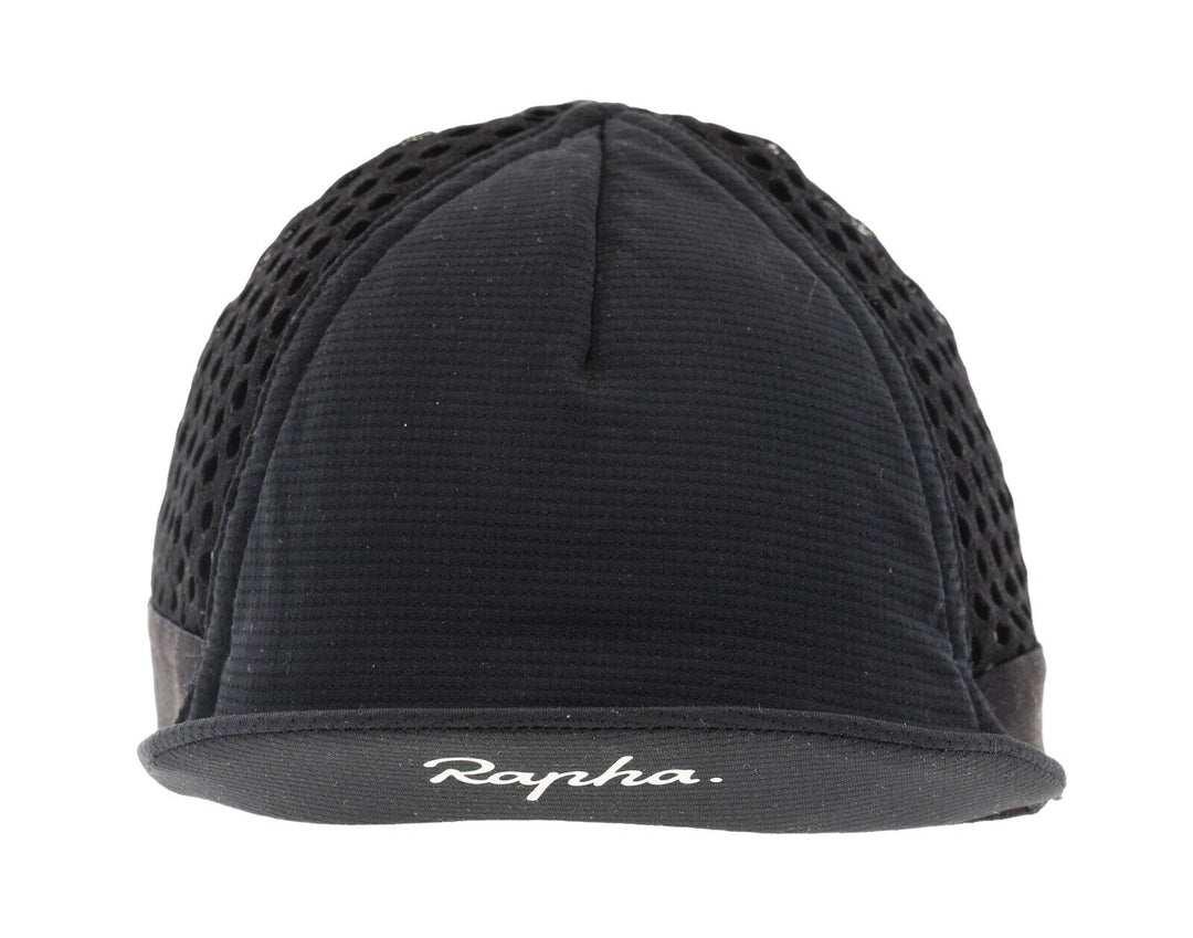 Rapha Indoor Training Cycling Cap ONE SIZE Black Mesh Hat Road Race Bike Cross