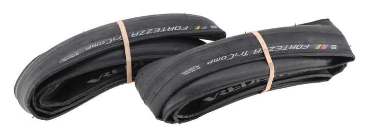 Vredestein Fortezza TriComp Clincher Road Bike Tires 700 x 23c 1 PAIR