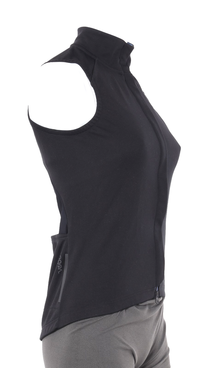 Velocio ES Insulated Cycling Vest Women SMALL Black Road Bike Gravel Mountain