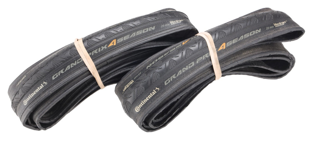 Continental Grand Prix 4 Season Clincher Road Bike Tires 700 x 23c 1 PAIR BLACK