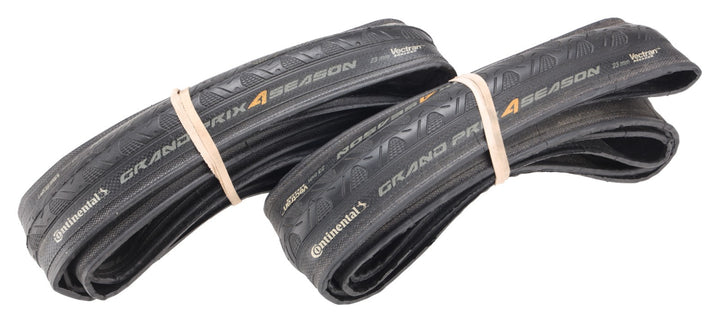 Continental Grand Prix 4 Season Clincher Road Bike Tires 700 x 23c 1 PAIR BLACK