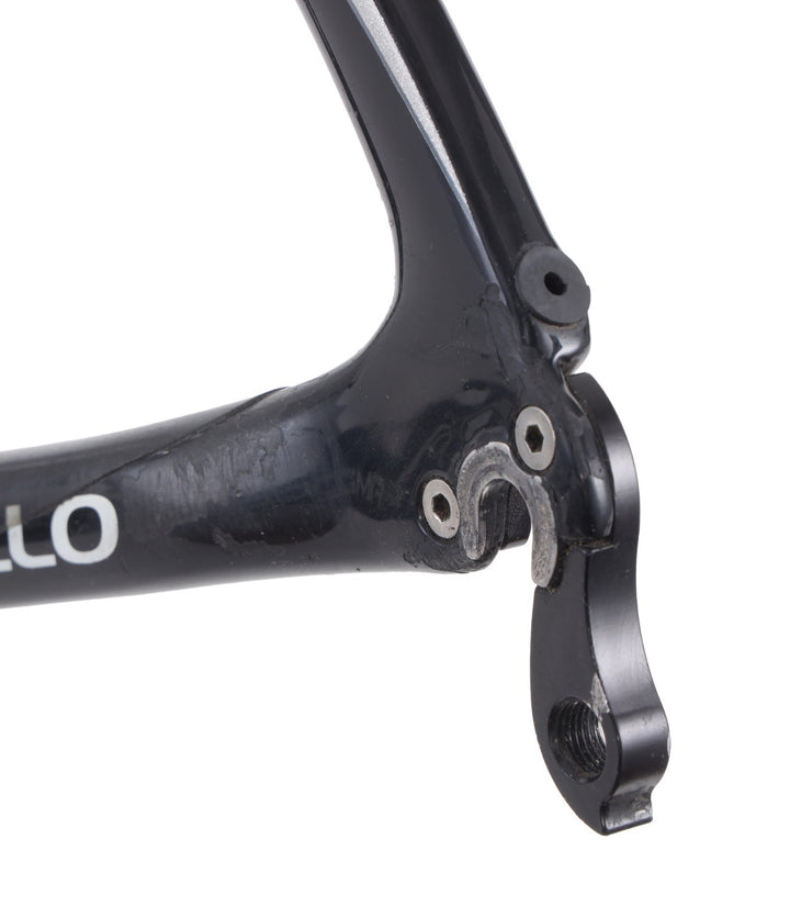 Pinarello Dogma F8 Carbon Road Bike Frameset 56cm Gloss BLACK 700c QR Italy 2015