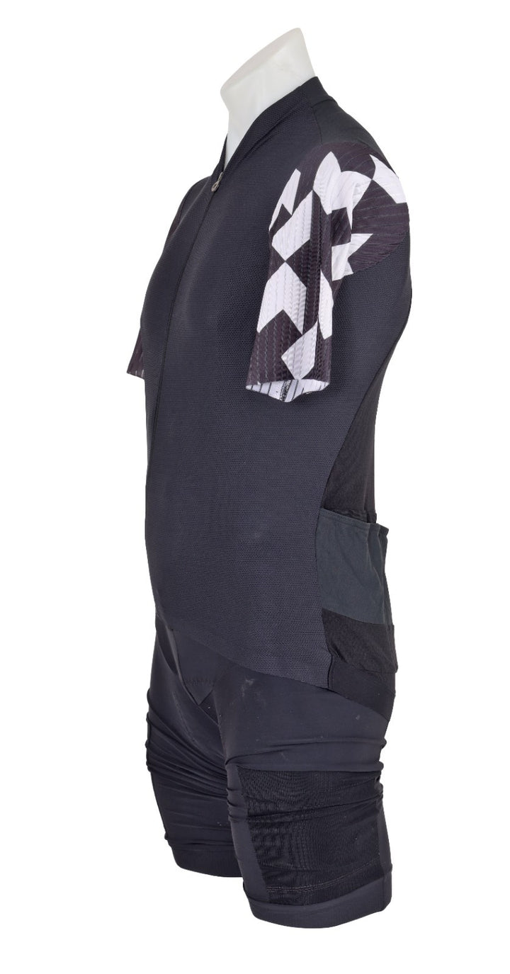 Assos Equipe RS Tactica Short Sleeve Cycling Kit Men LARGE Black Road Bike Cargo