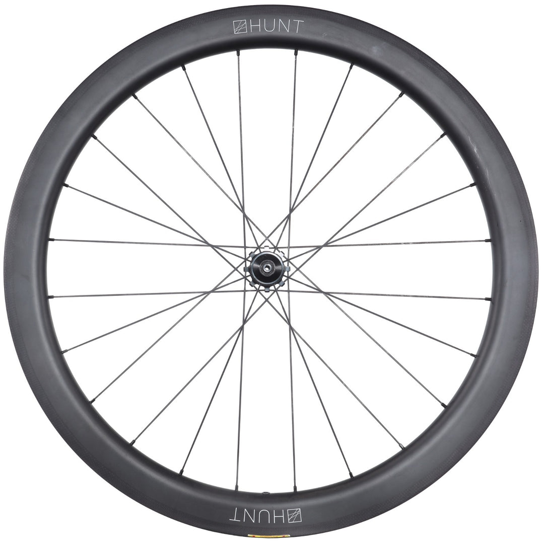 HUNT 50 Wide Aero Carbon Tubeless Road Bike REAR Wheel Shimano 11 Sp 700c QR Rim