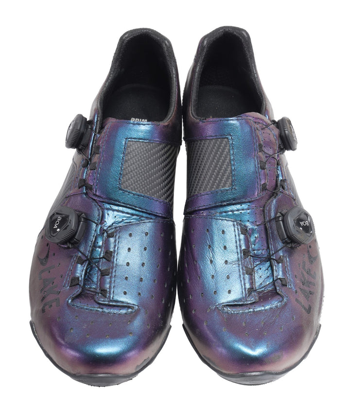 Lake CX403 Carbon Wide Road Bike Shoes EU 45 US Men 11.75 Blue 3 Bolt BOA