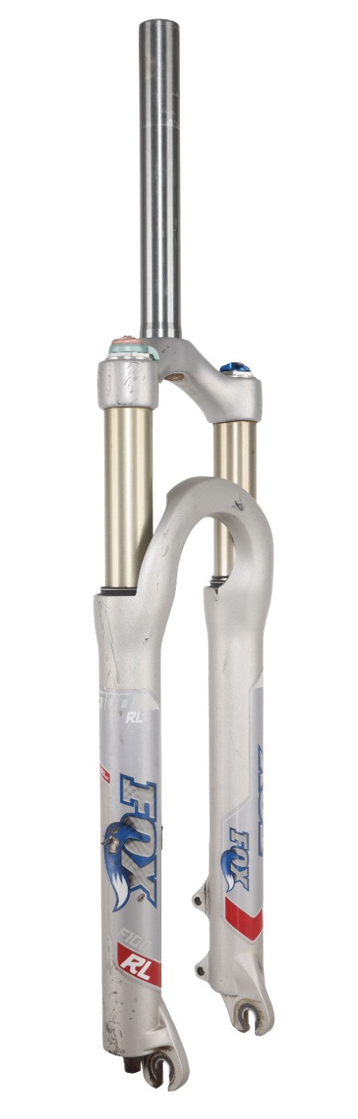 Fox Factory F100 RL Disc Mountain Bike Fork 26" 100mm w/ Lockout 32 SILVER QR