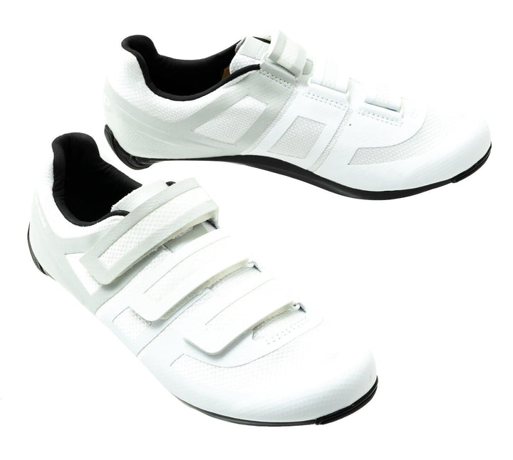 Pearl Izumi Quest Studio Road Bike Shoes EU 40 US Women 8 White 2 or 3 Bolt Race