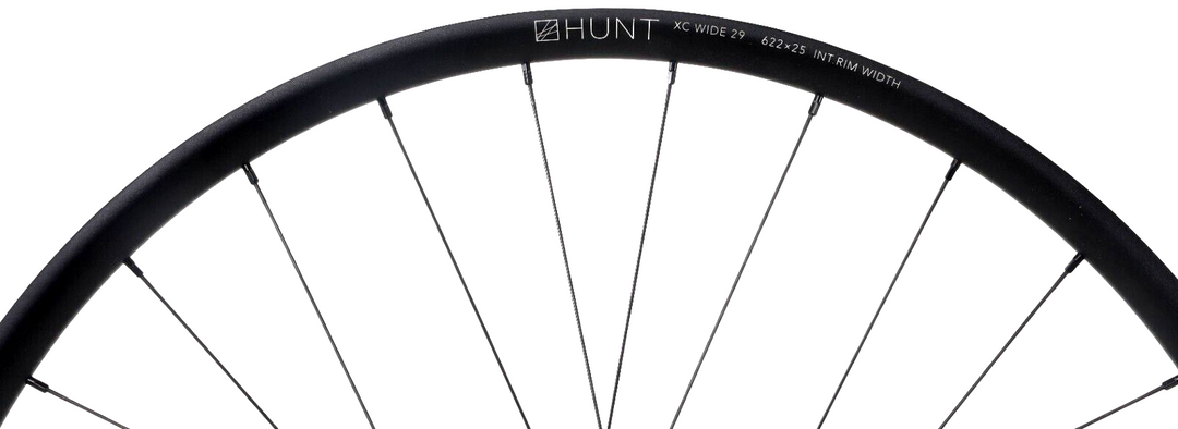 HUNT XC Wide 29 MTB Alloy Mountain Bike FRONT Wheel 6 Bolt Disc 15x 110mm Gravel