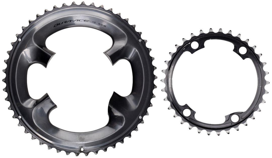 Shimano Dura-Ace FC-R9100 2 x 11 Speed 50/34T Road Bike Chainring SET Triathlon