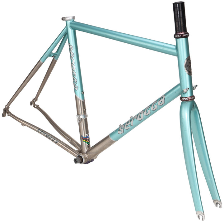 Serotta Colorado Ti CTi Road Bike Frameset XS 50cm 650c TEAL Rim QR USA Made