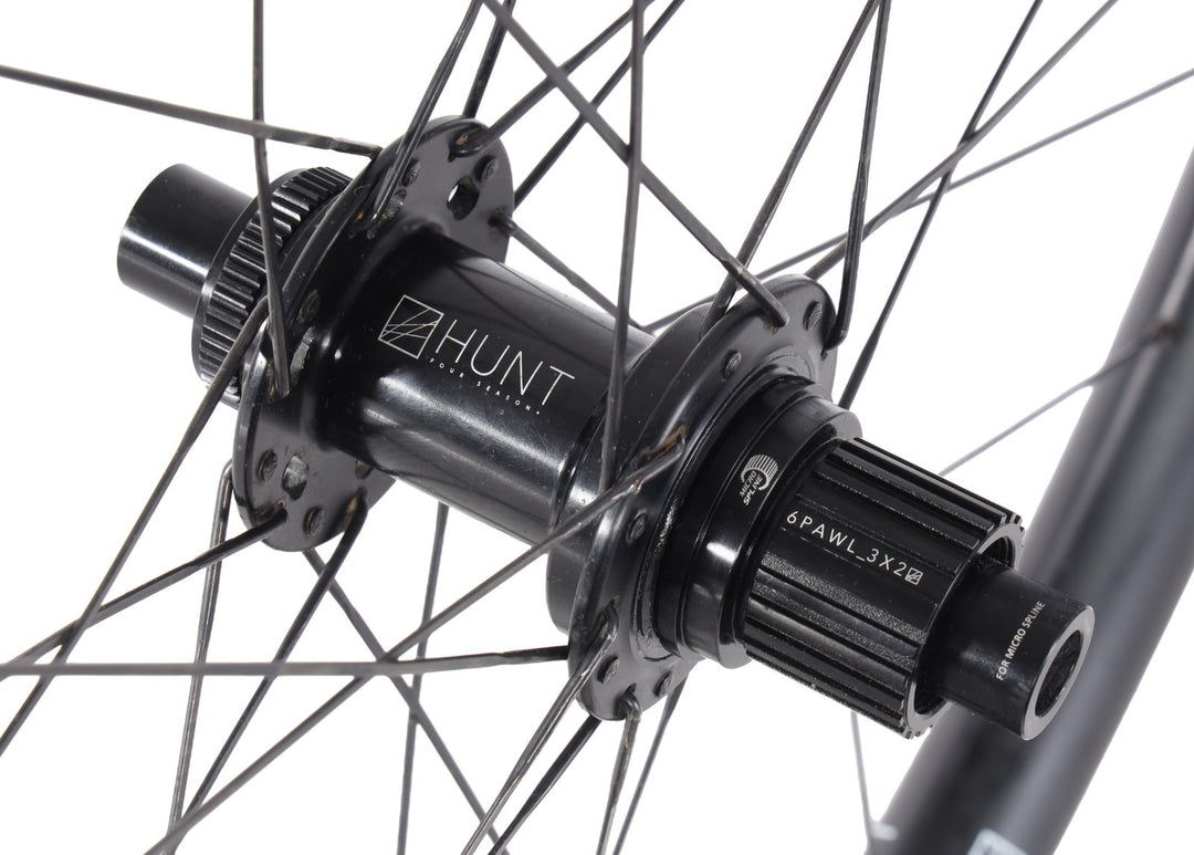 HUNT 650b Adventure Carbon CL Disc Tubeless REAR Wheel Shimano 12s Micro Spline