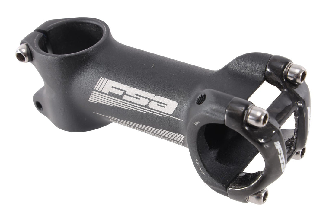 FSA Gossamer Carbon Alloy Road Bike Stem 31.8 x 90mm 6° Black Gravel CX MTB Race