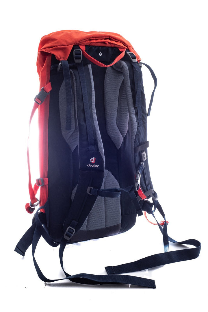 Deuter Guide Lite 30+ Mountaineering Backpack Cycling Commuter Pack Papaya-Navy