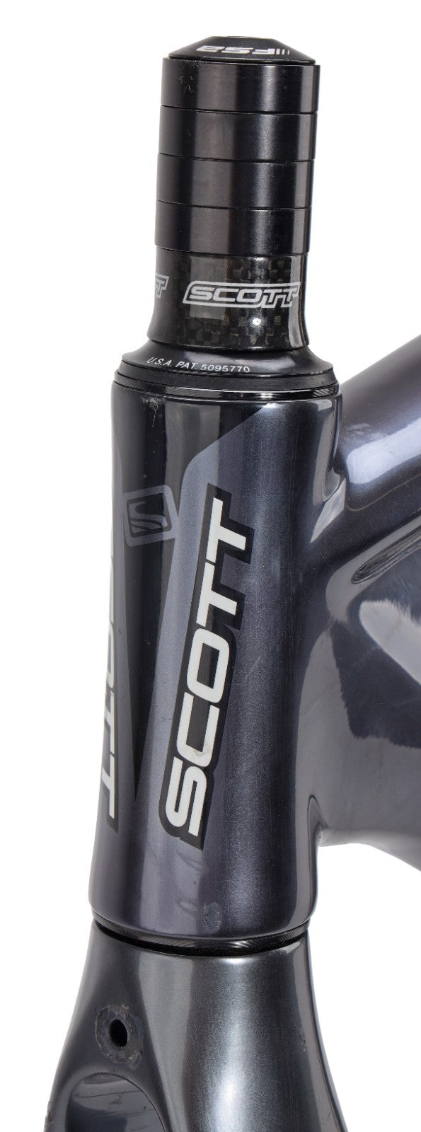 Scott Plasma CR1 LTD Carbon Triathlon Frameset MED Dark Silver QR Rim 700c 2008