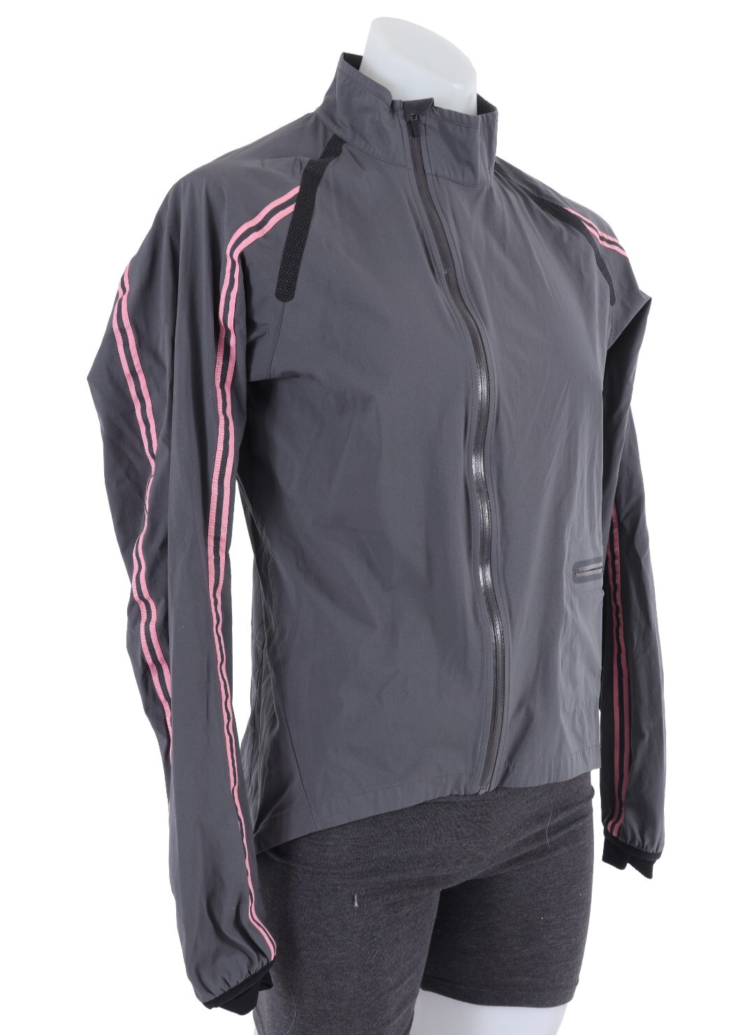 Rapha Classic Wind Jacket Men LARGE Gray Lightweight Road Bike Gravel Packable