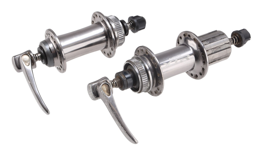 Shimano XTR M965 9 Speed Mountain Bike Hub Set 32H F + R QR CL Disc 100/135mm